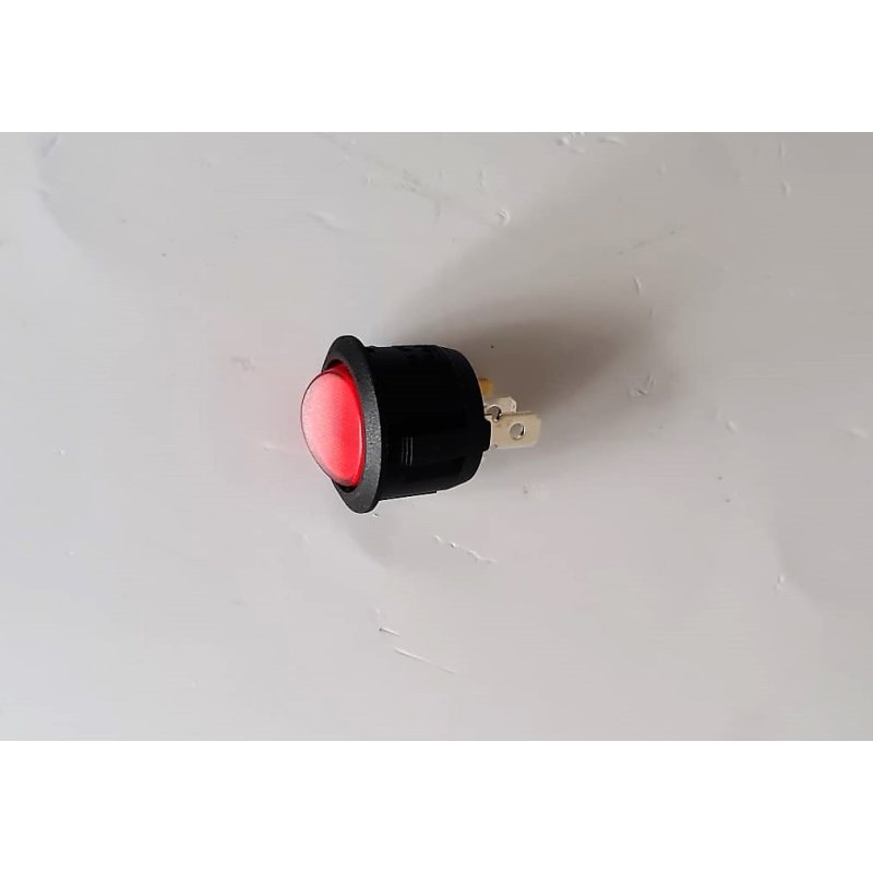Mini Wippenschalter LED rot 12V/20A Schalter Warnleuchte